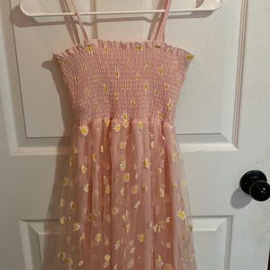 Pink Flowy Dress